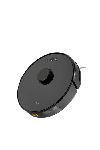 AENO RC3S robot vacuum cleaner, wet dry cleaning, LiDAR, 600ml container, 350ml water tank, Black