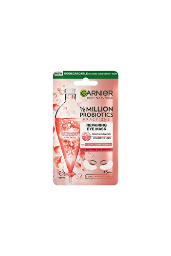 Garnier Skin Naturals Repairing Eye Mask with 1/2 Million Probiotic Fractions, 6 g