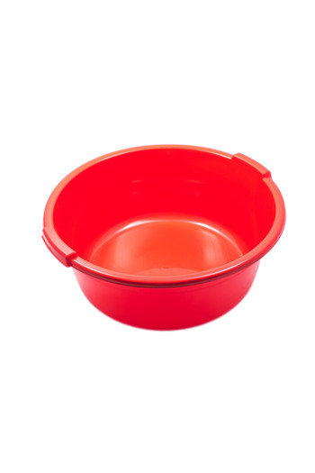 Cyclops Round basin, capacity 17L, red color,