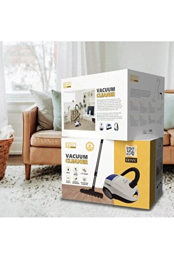 Denx Cylinder Vacuum Cleaner - Lightweight Corded Vacuum Cleaner with Accessories DX2904