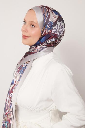 Levidor Floral Pattern Indian Silk Shawl