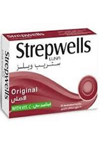 Luna Strepwells Original with Vit.C 24 Pastilles