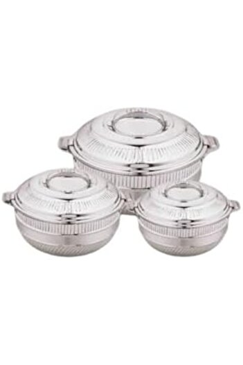 drobina Stainless Steel Food Storage Set | Keeps Food Warm for Long with Airtight Lids (3500-5000-75