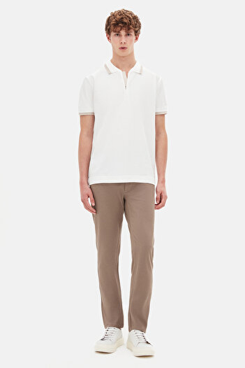Tween Slim Fit Ekru T-Shirt