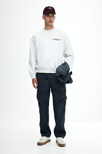 H&M Naylon Kargo Pantolon Relaxed Fit