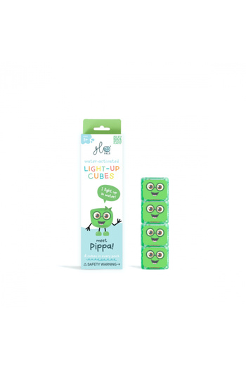 Glo Pals Sensory Light-Up Toy Pippa - Glo Cube, Green