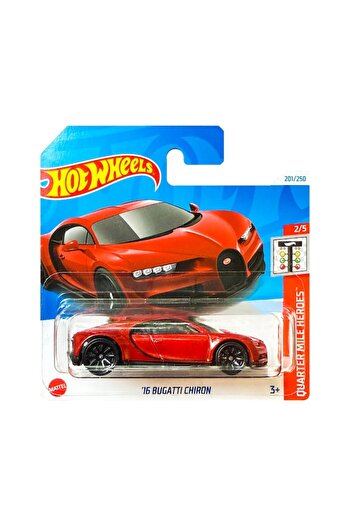 HOT WHEELS Masinuta Metalica Hot Wheels, Bugatti Chiron, 1:64, Rosu