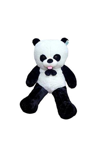 Kiwi Ursulet panda de plus, 120 cm, 3 kg, alb cu negru