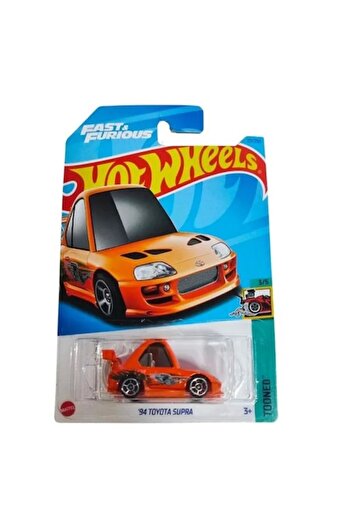 HOT WHEELS Masinuta Hot Wheels, '94 Toyota Supra Fast&Furious, Tooned, Portocaliu, 1:64
