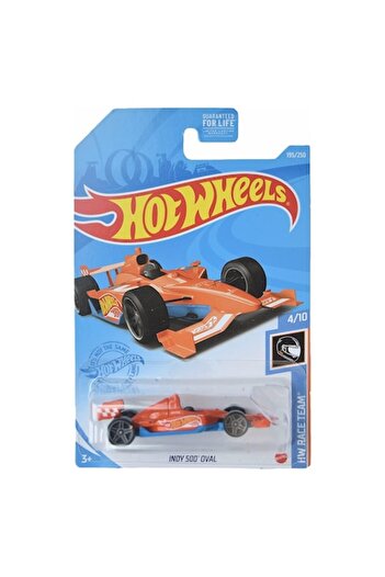 HOT WHEELS Masinuta Metalica Hot Wheels Indy 500 Oval, Portocaliu, 1:64