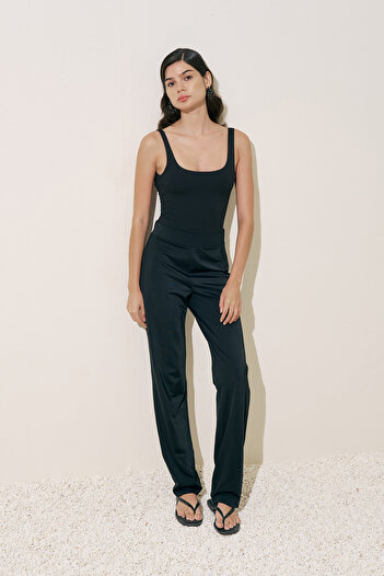 Manuka Long Legs Tightened Pants Swimsuit Black