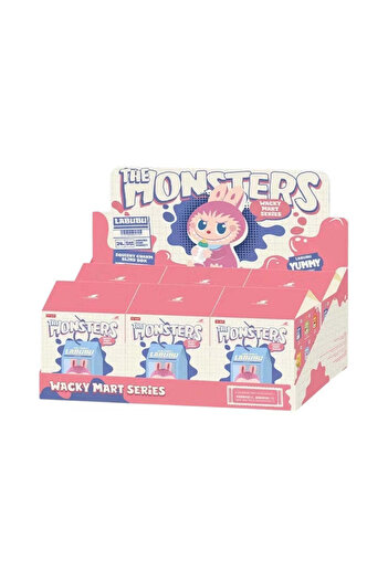 Pop Mart Labubu The Monsters Wacky Mart Series Squishy Charm Sealed Case