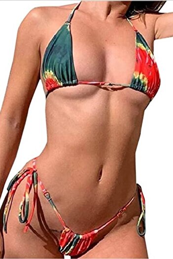 Mixbo Two-Piece Swimsuit, Majestic Red, Mixbo, Size S