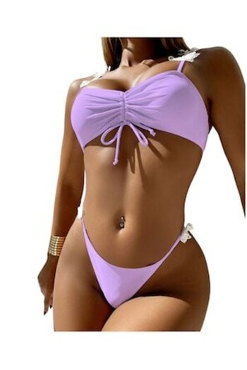 Mixbo Women's Swimsuit Mixbo, Two-piece, Ultra Mauve, Size L