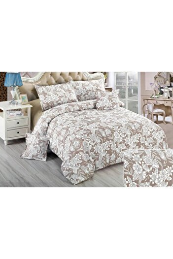 CHIRASO CHIRASO Linen, Crepe Muslin, Microfiber, Sheet 220x240 cm, Duvet Cover, 4 Pillowcases