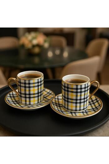 decovien 2-Piece Porcelain Coffee Cup Set