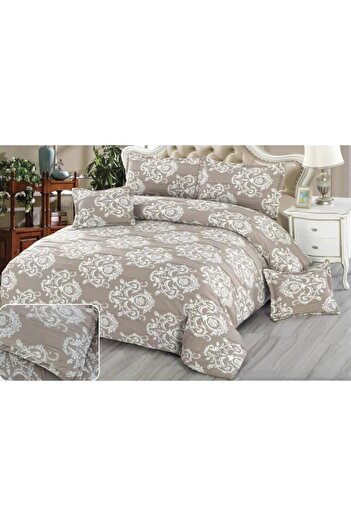 CHIRASO CHIRASO Linen, Crepe Muslin, Microfiber, Sheet 220x240 cm, Duvet Cover, 4 Pillowcases