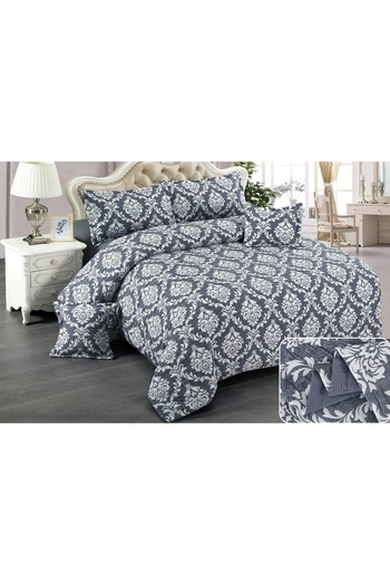 CHIRASO CHIRASO Linen, Crepe Muslin, Microfiber, Sheet 220x240 cm, Duvet Cover, 4 Pillowcases