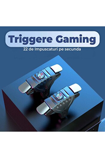 Timebox Gaming triggers for phone, tablet, 4 buttons based on impulse Compatible with PUBG, Fortnite, Call o