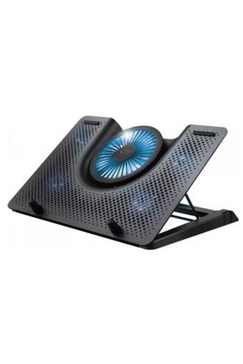 Trust Cooler Stand Laptop GXT 1125, 17", aluminum, blue LED (Black)