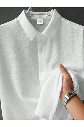 king brich Regular Fit Men's White Shirt