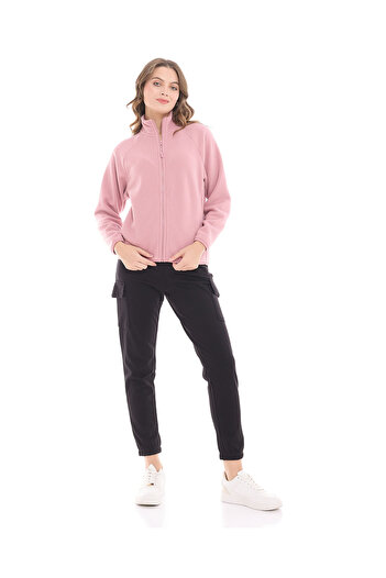 R&B Solid Cargo Joggers with Drawstring Waist