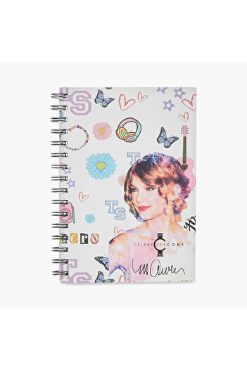 Lifestyle Taylor Swift Print A4 Spiral Notebook
