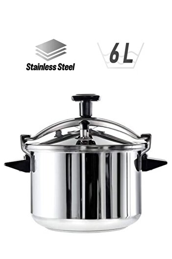 TEFAL Authentique 6 L Stainless Steel Pressure Cooker (P0530734)