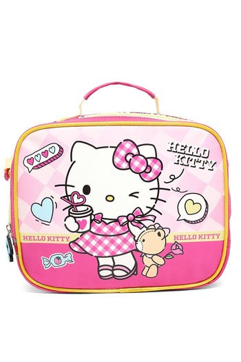 R&B Pink Girl Hello Kitty Lunch Bag