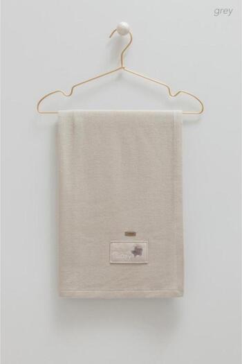 Caramell Soft Style Knitted Look Combed Cotton Blanket