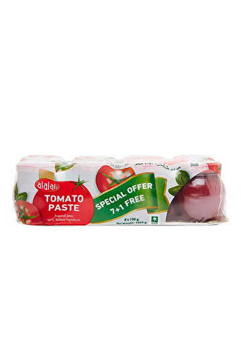 Al Alali Alalali Tomato Paste, 130g × 7+1