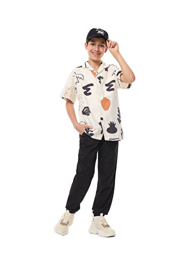 R&B Solid Jogger Pants with Drawstring Waist
