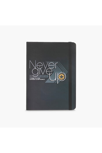 Lifestyle Typographic Print A5 Ruled Journal