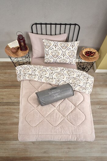Sudemhome Μονό σετ ύπνου Welsoft Παπλωματάκι διπλής όψης Wellsoft Fluffy Fleece και σεντόνι 100x200