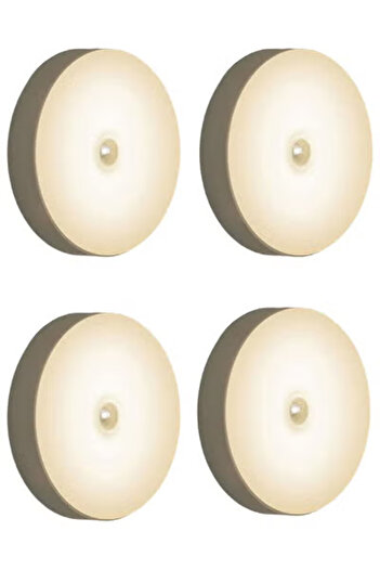 Taimi Pack Of 4 LED Night Light Warm yellow