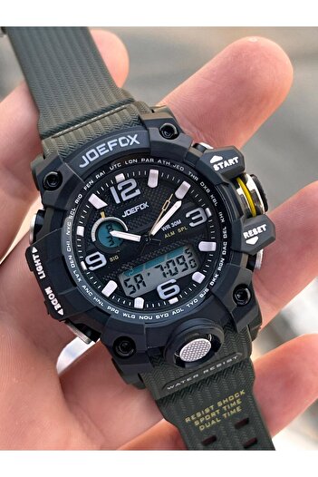 Joefox Small Case Digital and Analog 2 Years Warranty Stopwatch+Calendar+Alarm+Children's Wristwatch Je.Cbk22