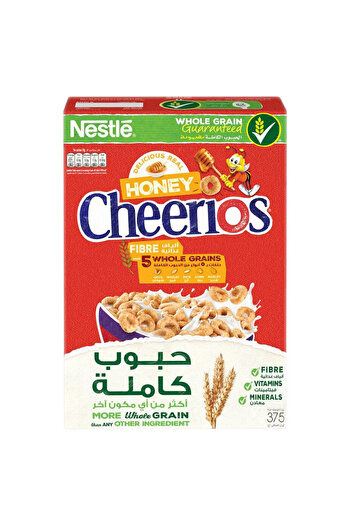 Nestle Cheerios Honey Breakfast Cereal, 375gm