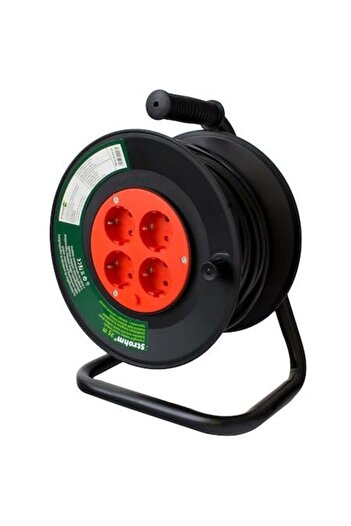 Strohm Extension cable 50m, 4 sockets, 3x1.5 cable,
