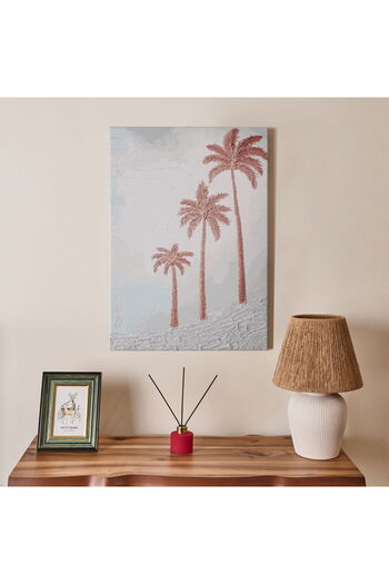 MATMEL Deco Palm Breeze Canvas Painting - Beige - 50X70 cm