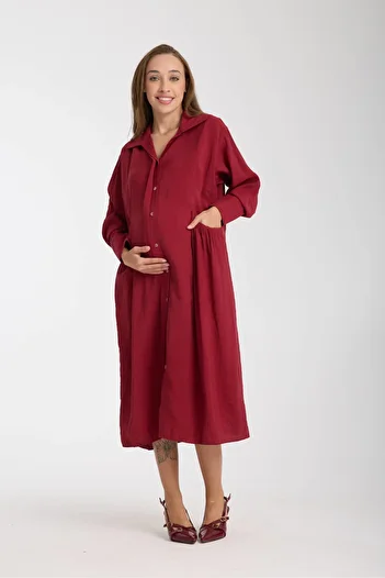 LİYACA Oversize Tunic with Front Buttons