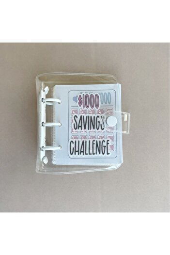 Choice Pink-1000 1000 Savings Challenge Binder , Money Saving Binder, Savings Challenges Book with Envelope