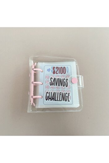 Choice Pink-2100 1000 Savings Challenge Binder , Money Saving Binder, Savings Challenges Book with Envelope