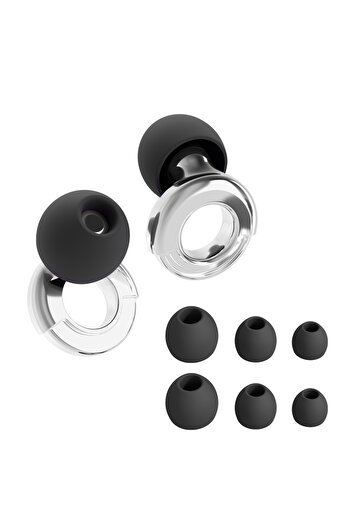 Choice Silver Loop Quiet Ear Plugs for Noise Reduction for Sleeping Silicone Ear Plugs for Swimming Motorbi