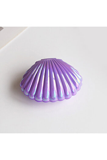 Choice 10Pcs Purple 5/10pcs Shell Candy Gift Box Plastic Snack Cookie Jewelry Storage Box Kids Mermaid Birt