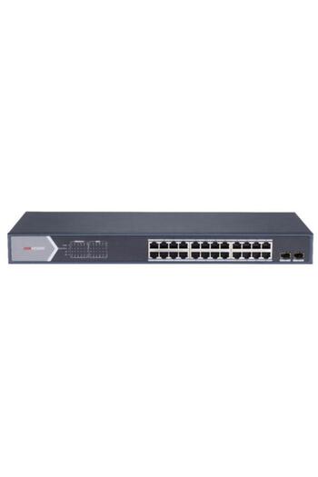 Hikvision Ds-3E1526P-Si 24Xge+2Xge/Sfp 370W F.Gigabit Poe Switch