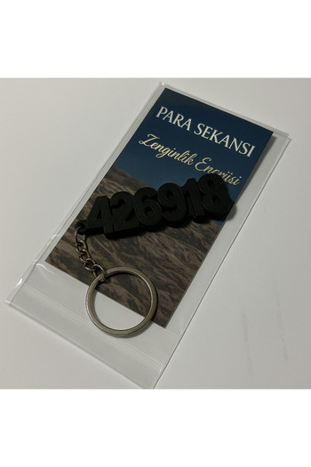 Zecir Money Pulling Sequence Keychain – Open the Doors of Wealth with Spiritual Energy!