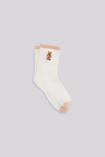 Tyess BG Store Бели чорапи за момиче