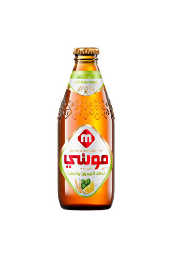 Moussy Non Alcoholic Malt Beverage Lemon Mint Flavour, 330 ml