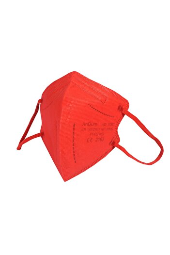THK FFP2 Red mask, for children, 5 layers, Complies with CE 2163, individually wrapped