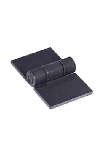 Erbek 5cm (50mm) No Hole Leaf Hinge Iron Black